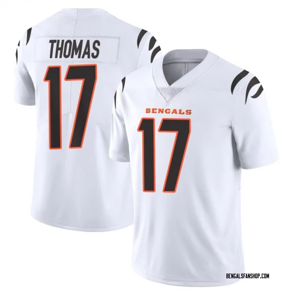 Youth Noah Thomas Cincinnati Bengals Limited White Vapor Untouchable Jersey