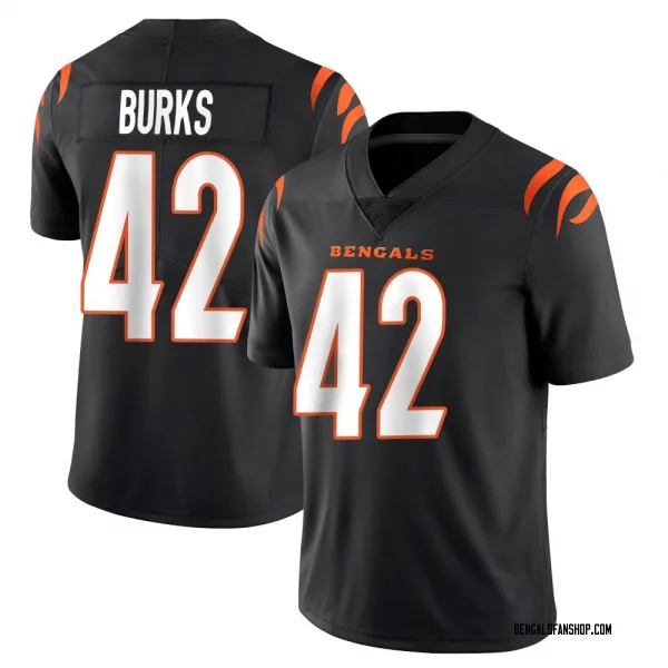 Youth Oren Burks Cincinnati Bengals Limited Black Team Color Vapor Untouchable Jersey