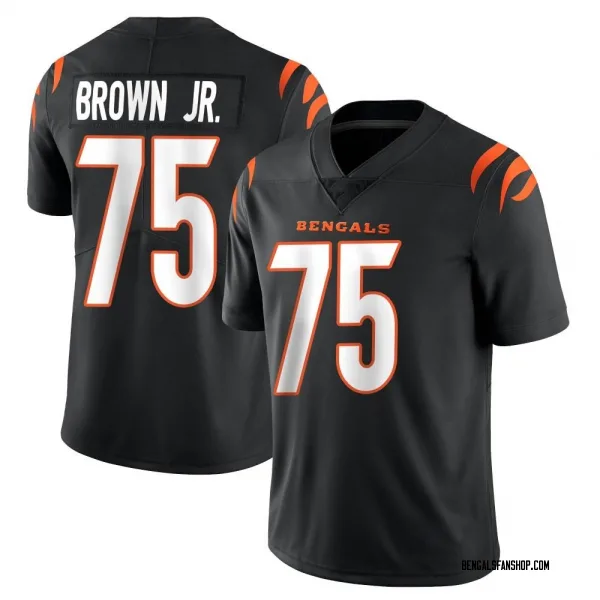Youth Orlando Brown Jr. Cincinnati Bengals Limited Black Team Color Vapor Untouchable Jersey