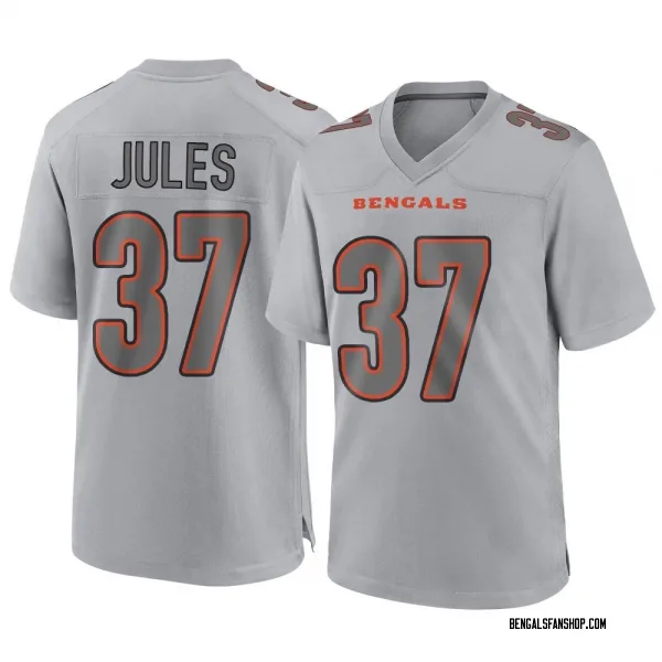 Youth PJ Jules Cincinnati Bengals Game Gray Atmosphere Fashion Jersey