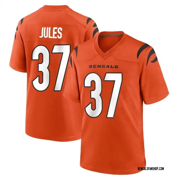 Youth PJ Jules Cincinnati Bengals Game Orange Jersey