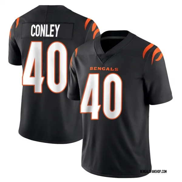 Youth Quali Conley Cincinnati Bengals Limited Black Team Color Vapor Untouchable Jersey