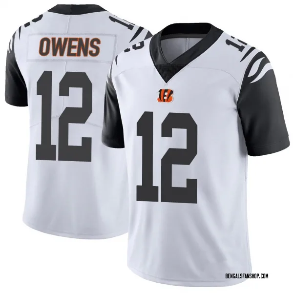 Youth Rashod Owens Cincinnati Bengals Limited White Color Rush Vapor Untouchable Jersey