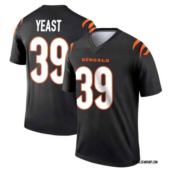 Youth Russ Yeast Cincinnati Bengals Legend Black Jersey
