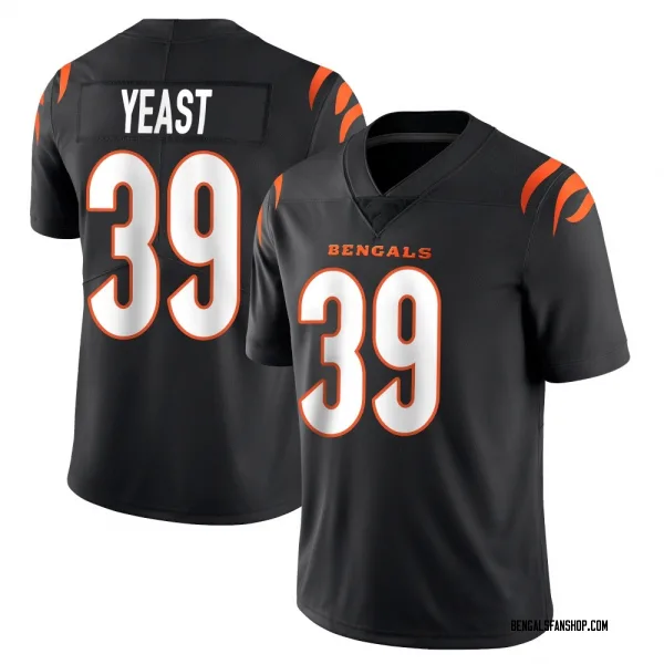 Youth Russ Yeast Cincinnati Bengals Limited Black Team Color Vapor Untouchable Jersey