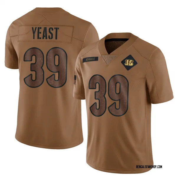 Youth Russ Yeast Cincinnati Bengals Limited Brown 2023 Salute To Service Jersey