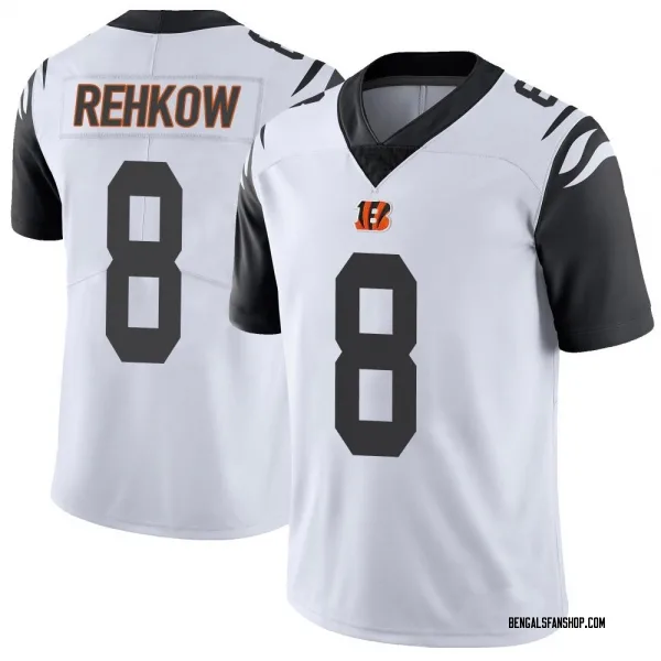 Youth Ryan Rehkow Cincinnati Bengals Limited White Color Rush Vapor Untouchable Jersey