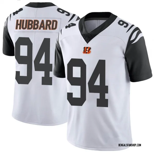 Youth Sam Hubbard Cincinnati Bengals Limited White Color Rush Vapor Untouchable Jersey