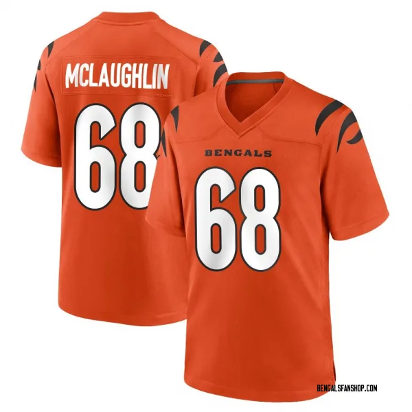 Youth Seth McLaughlin Cincinnati Bengals Game Orange Jersey