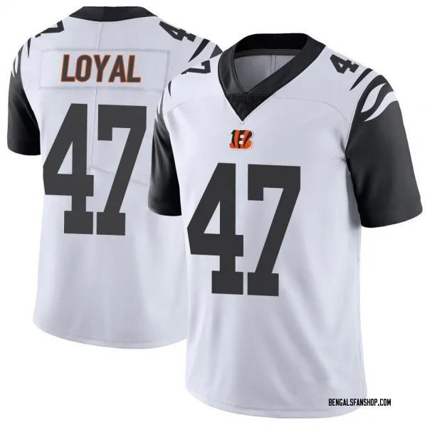 Youth Shaquan Loyal Cincinnati Bengals Limited White Color Rush Vapor Untouchable Jersey