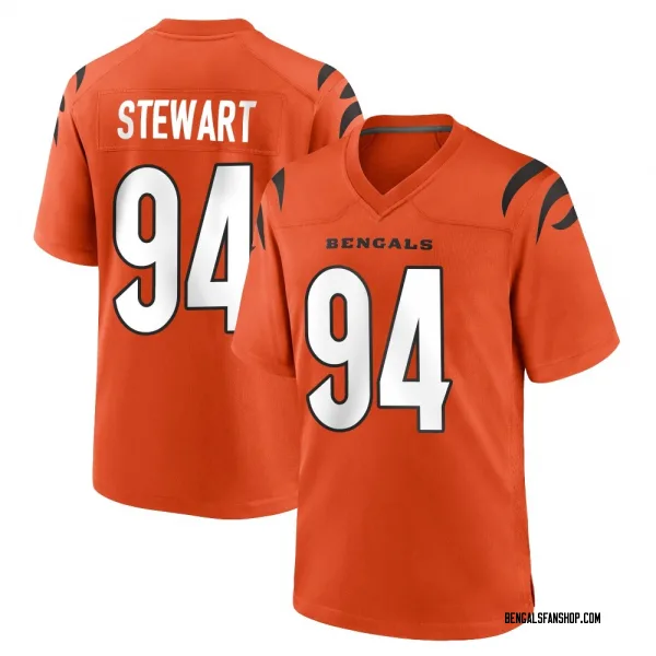 Youth Shemar Stewart Cincinnati Bengals Game Orange Jersey