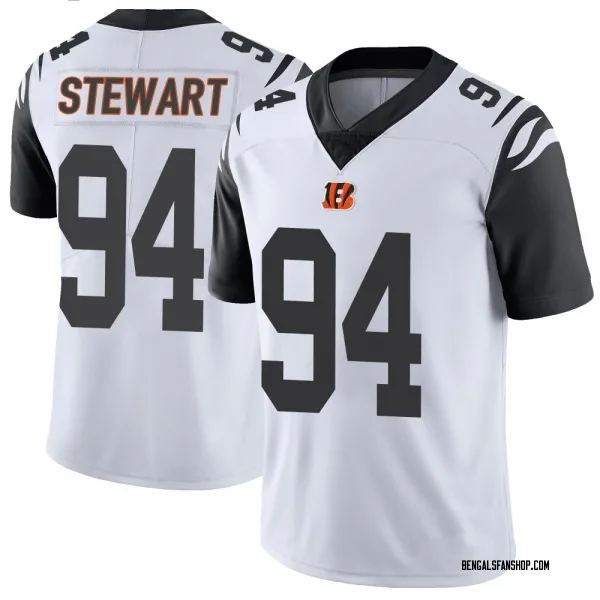 Youth Shemar Stewart Cincinnati Bengals Limited White Color Rush Vapor Untouchable Jersey