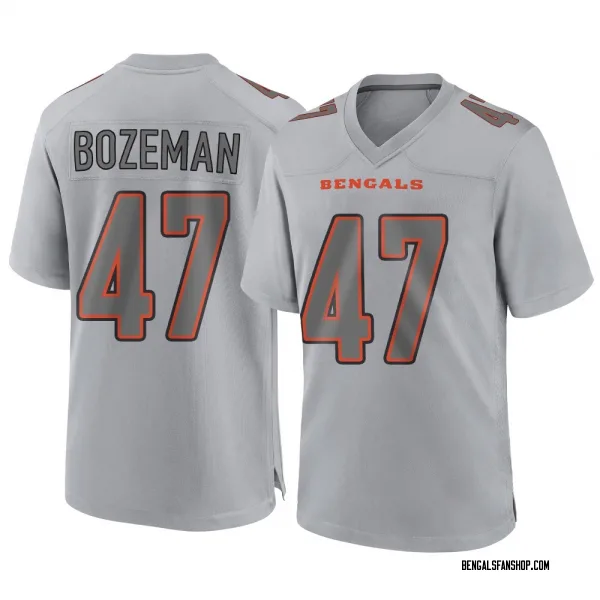 Youth Swayze Bozeman Cincinnati Bengals Game Gray Atmosphere Fashion Jersey