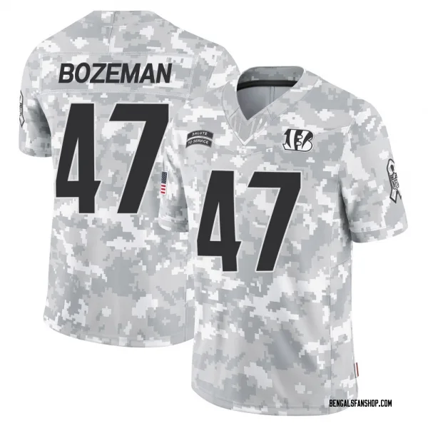 Youth Swayze Bozeman Cincinnati Bengals Limited Arctic Camo 2024 Salute to Service Jersey