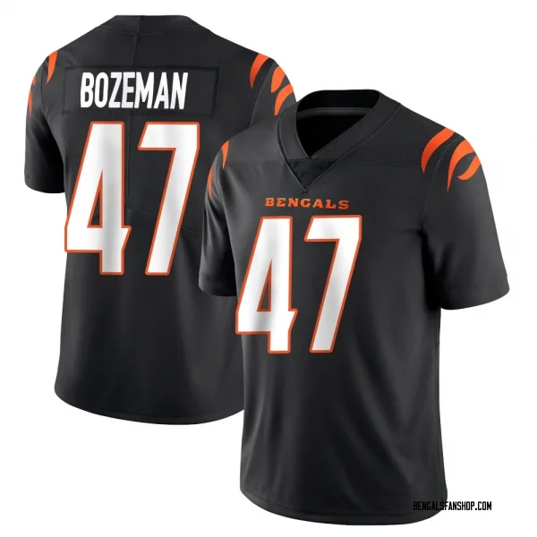 Youth Swayze Bozeman Cincinnati Bengals Limited Black Team Color Vapor Untouchable Jersey