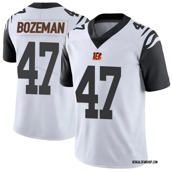 Youth Swayze Bozeman Cincinnati Bengals Limited White Color Rush Vapor Untouchable Jersey