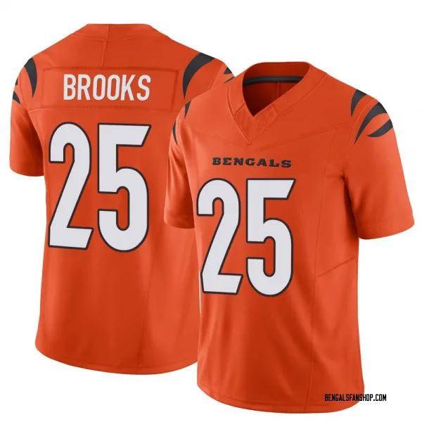 Youth Tahj Brooks Cincinnati Bengals Limited Orange Vapor F.U.S.E. Jersey