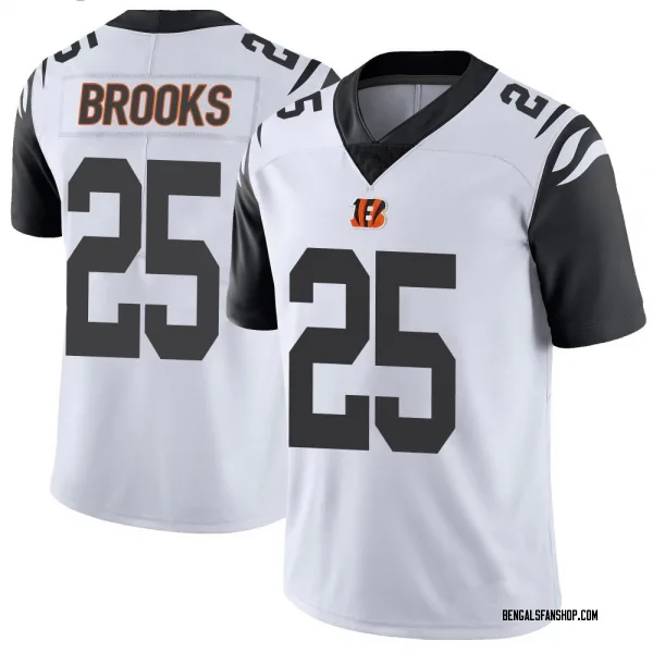 Youth Tahj Brooks Cincinnati Bengals Limited White Color Rush Vapor Untouchable Jersey