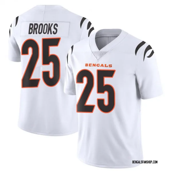 Youth Tahj Brooks Cincinnati Bengals Limited White Vapor Untouchable Jersey