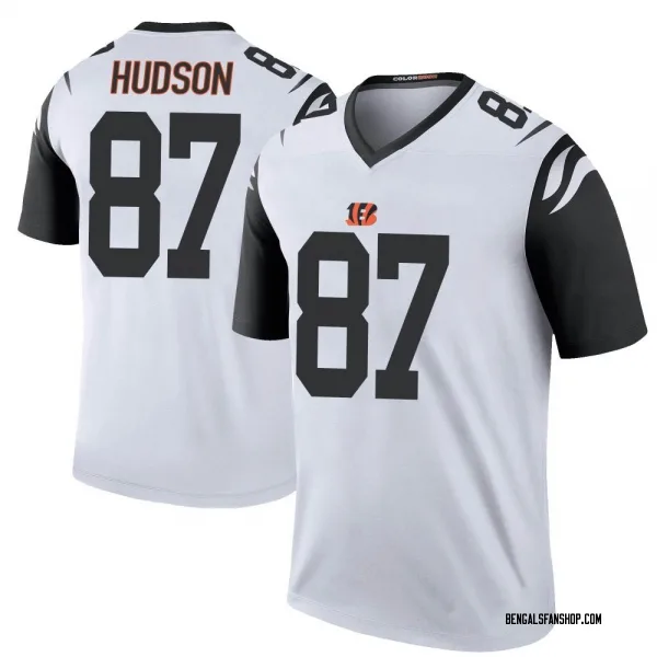 Youth Tanner Hudson Cincinnati Bengals Legend White Color Rush Jersey