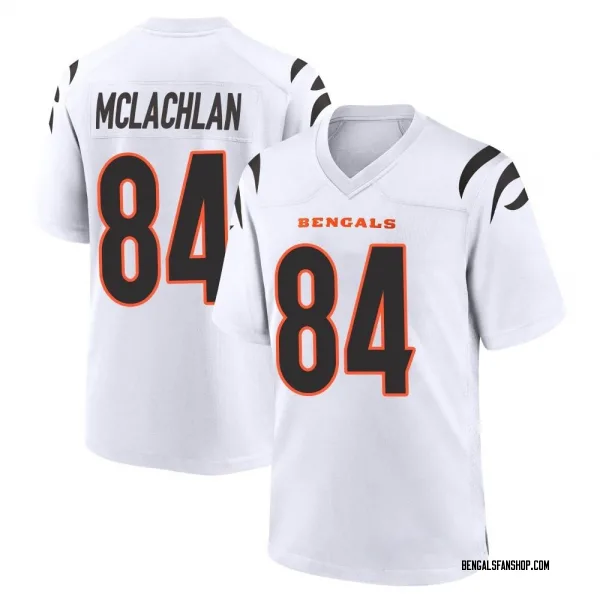 Youth Tanner McLachlan Cincinnati Bengals Game White Jersey