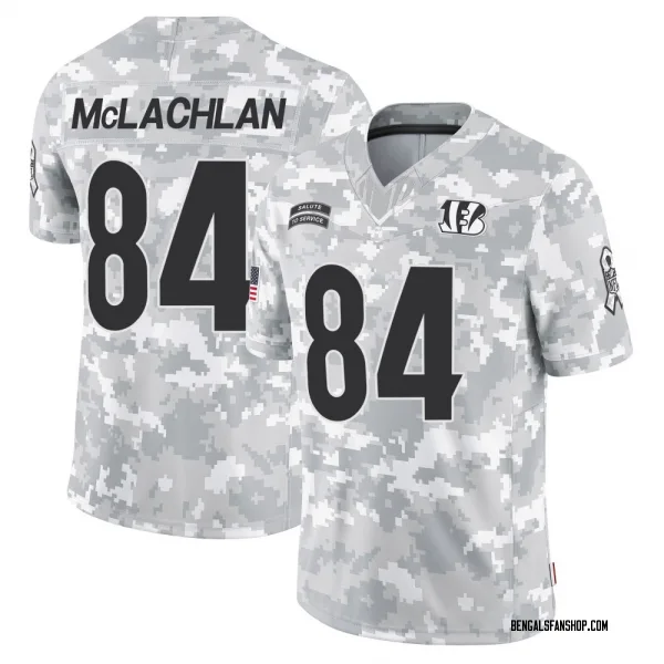 Youth Tanner McLachlan Cincinnati Bengals Limited Arctic Camo 2024 Salute to Service Jersey