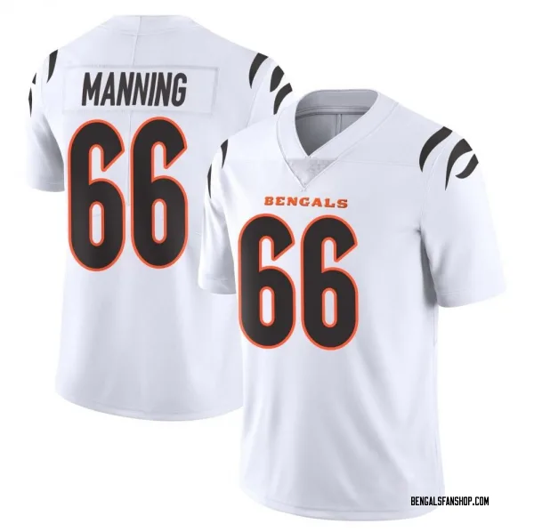 Youth Tashawn Manning Cincinnati Bengals Limited White Vapor Untouchable Jersey