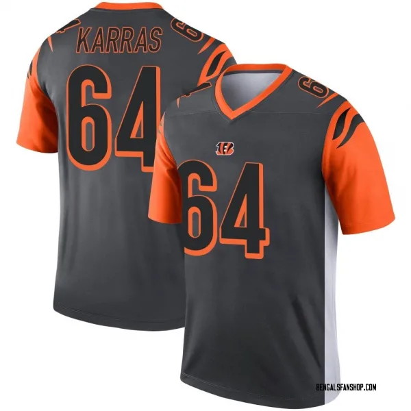 Youth Ted Karras Cincinnati Bengals Legend Silver Jersey