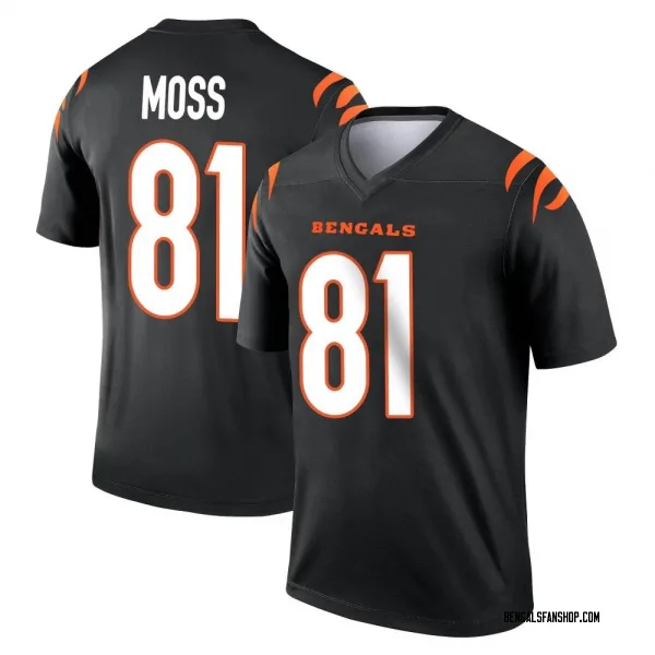 Youth Thaddeus Moss Cincinnati Bengals Legend Black Jersey