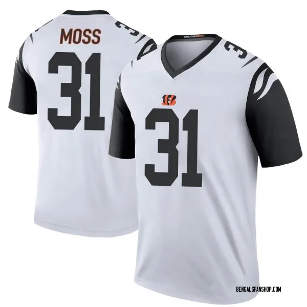 Youth Zack Moss Cincinnati Bengals Legend White Color Rush Jersey