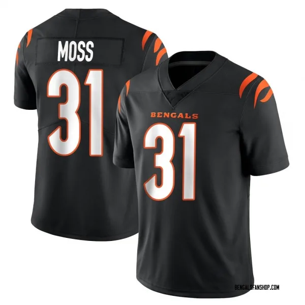 Youth Zack Moss Cincinnati Bengals Limited Black Team Color Vapor Untouchable Jersey