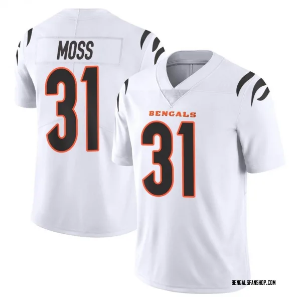 Youth Zack Moss Cincinnati Bengals Limited White Vapor Untouchable Jersey
